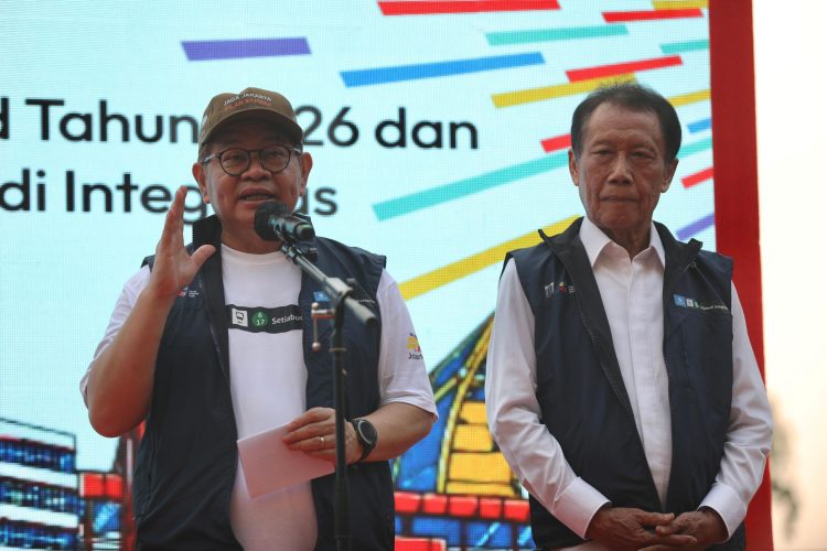 Gubernur DKI Jakarta Pramono Anung bersama Mantan Gubernur DKI Jakarta Sutiyoso. (Dok: DIskominfotik Jakarta)