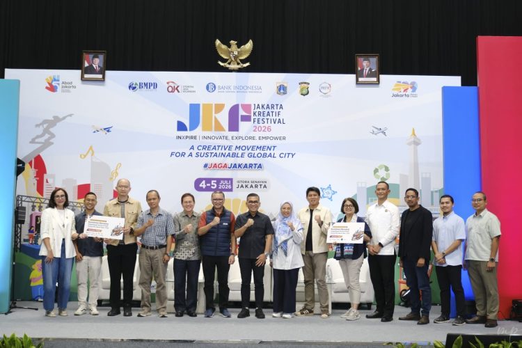 Seremonial Komitmen bersama PED Ekosistem Iklan dan Event di Jakarta Kreatif Festival (JKF) 2026 (Dok Istimewa)
