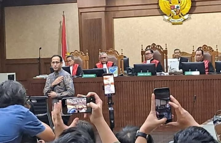 Nadiem Makarim angkat bicara usai dijatuhi vonis 10 tahun kurungan penjara (Instagram @temukan.fakta)