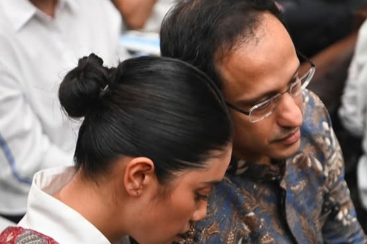 Nadiem Makarim ditahan di rutan usai dijatuhi vonis 10 tahun penjara (Instagram @labura_keras)