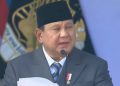 Presiden RI Prabowo Subianto bicara soal hukum di HUT Bhayangkara ke 80 (Instagram @agrovada)