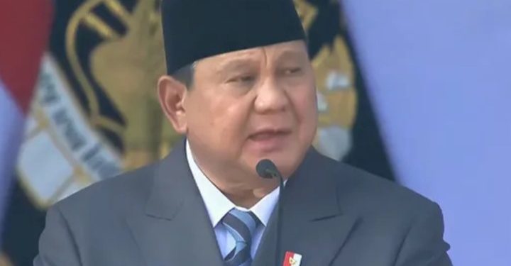 Presiden RI Prabowo Subianto bicara soal hukum di HUT Bhayangkara ke 80 (Instagram @agrovada)