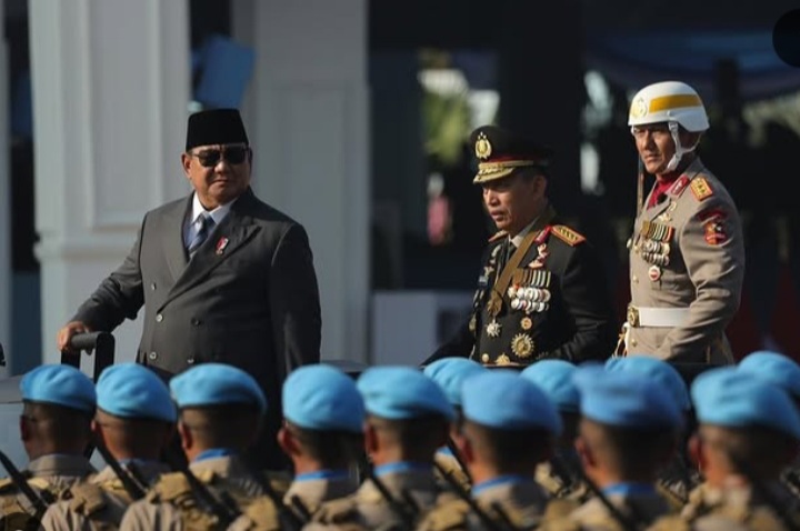 Presiden RI Prabowo Subianto ingatkan Polri untuk jangan berpuas diri (Instagram @prabowo)