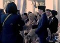 Foto saat Presiden RI Prabowo Subianto dan Presiden ke 7 RI Joko Widodo atau Jokowi bertemu di HUT Bhayangkara ke 80 (Instagram @kementerian_kontroversi)