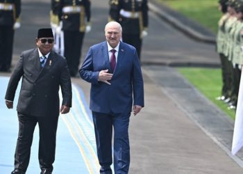 Presiden Belarus tiba di Istana Merdeka disambut hangat Presiden Prabowo Subianto (Instagram @indonesiago.id)