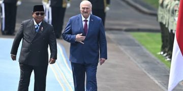 Presiden Belarus tiba di Istana Merdeka disambut hangat Presiden Prabowo Subianto (Instagram @indonesiago.id)