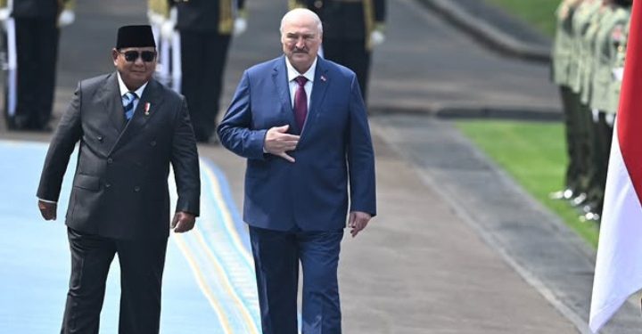 Presiden Belarus tiba di Istana Merdeka disambut hangat Presiden Prabowo Subianto (Instagram @indonesiago.id)