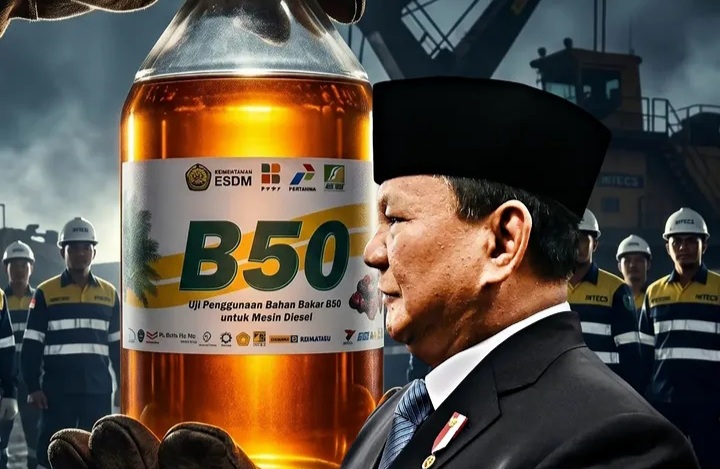 B50 akan diresmikan oleh Presiden RI Prabowo Subianto (Instagram @totalpoltikcom)