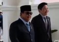 Presiden RI Prabowo Subianto dan PM Singapura Lawrence Wong (Instagram @_gemoy02_)