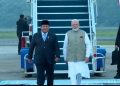 Presiden Prabowo Subianto sambut kedatangan PM India Narendra Modi (YouTube @Sekretariat Presiden)