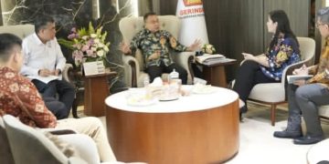 Wakil Ketua DPR RI Sufmi Dasco Ahmad gelar pertemuan bersama Menaker Yassierli dan Tokopedia terkait PHK (Instagram @sufmi_dasco)