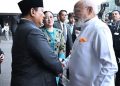 Momen Presiden RI Prabowo Subianto mendampingi PM India Narendra Modi saat berkunjung ke Gedung DPR RI (Instagram @sekretariat.kabinet)