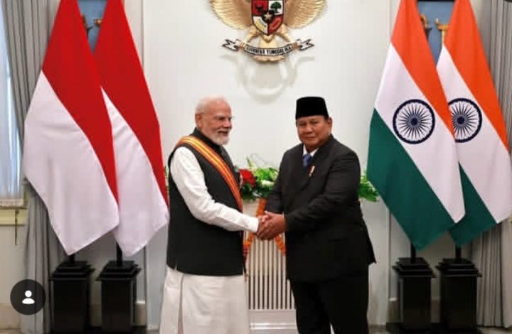 Presiden RI Prabowo Subianto bicara soal kekagumannya terhadap PM India Narendra Modi (Instagram @prabowo)