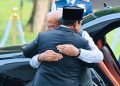 PM India Narendra Modi dan Presiden RI Prabowo Subianto saling berpelukan erat (Instagram @sekretariat.kabinet)