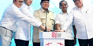Menteri ESDM Bahlil Lahadalia saat peluncuran B50 di Rest Area KM 57 Tol Jakarta-Cikampek (Instagram @bahlillahadalia)