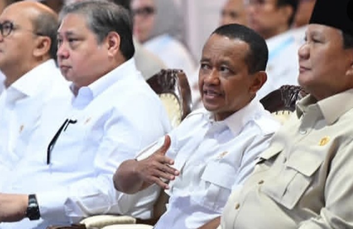 Menteri ESDM Bahlil Lahadalia saat luncurkan BBM B50 di Rest Area KM 57 Tol Jakarta-Cikampek, Kamis 9 Juli 2026 (Instagram @bahlillahadalia)