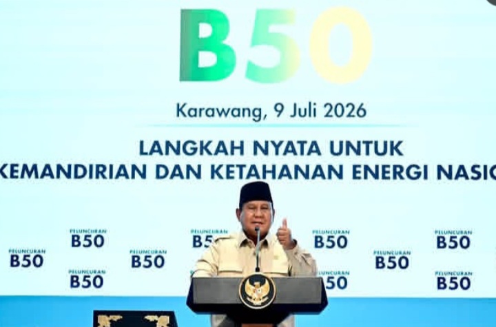 Presiden RI Prabowo Subianto bangga atas capaian B50 (Instagram @bahlillahadalia)