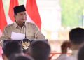 Presiden RI Prabowo singgung kasus korupsi yang menjerat Febrie Adriansyah (Instagram @sekretariat.kabinet)