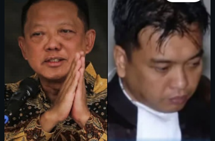 Eks Jampidsus Febrie Adriansyah dan Don Ritto dicegah ke luar negeri usai resmi jadi tersangka. Kolase foto Febrie Adriansyah dan Don Ritto (dok Suaranusatara.com)