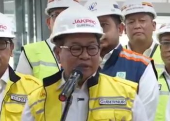 Gubernur DKI Jakarta Pramono Anung bicara soal sistem tarif terintegrasi (Instagram @pramonoanungw)