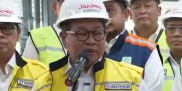 Gubernur DKI Jakarta Pramono Anung bicara soal sistem tarif terintegrasi (Instagram @pramonoanungw)