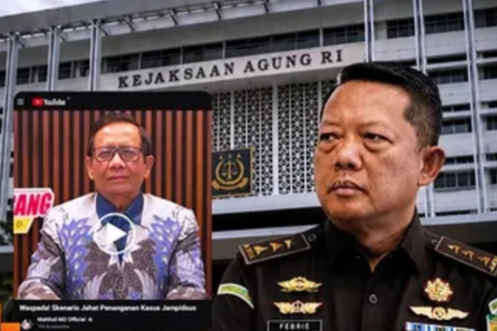 Mahfud MD bicara soal kasus korupsi Febrie Adriansyah (Instagram @hypekabar)