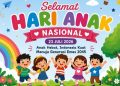 Hari Anak Nasional ke 42 (Instagram @dinkopadgtmg)
