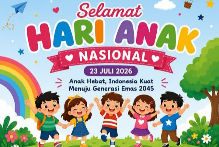 Hari Anak Nasional ke 42 (Instagram @dinkopadgtmg)