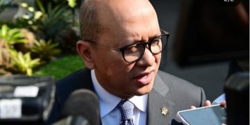 CEO Danantara Rosan Roeslani usai dipanggil Presiden Prabowo Subianto pada Senin 27 Juli 2026 ke Istana (Instagram @kemensetneg.ri)