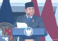 Presiden Prabowo Subianto saat pidato pelantikan pamong praja IPDN, Rabu 29 Juli 2026 (YouTube @sekretariat.presiden)
