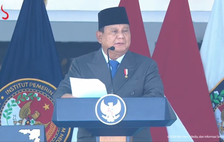 Pesan Prabowo ke Pamong Praja IPDN: Bekerja dengan Jujur, Jangan Rusak Kepercayaan Rakyat kepada Negara