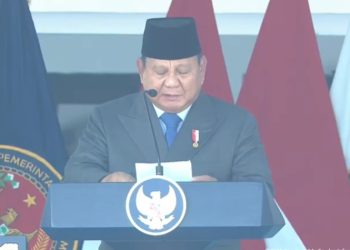 Presiden RI Prabowo Subianto saat pidato pelantikan pamong praja IPDN, Rabu 29 Juli 2026 (YouTube @sekretariat.presiden)