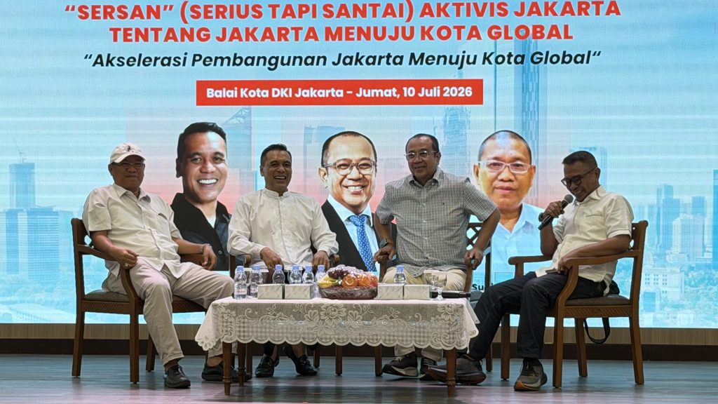 Diskusi "Akselerasi Pembangunan Jakarta Menuju Kota Global" di Balai Kota DKI Jakarta. (Dok: Istimewa)