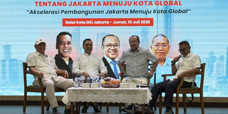 Diskusi "Akselerasi Pembangunan Jakarta Menuju Kota Global" di Balai Kota DKI Jakarta. (Dok: Istimewa)