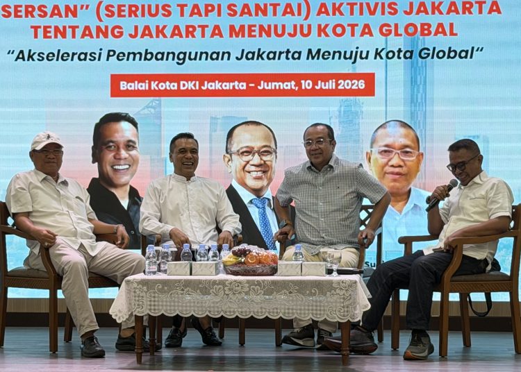 Diskusi "Akselerasi Pembangunan Jakarta Menuju Kota Global" di Balai Kota DKI Jakarta. (Dok: Istimewa)