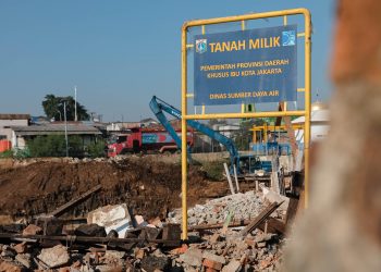 Normalisasi Kali Ciliwung. (Dok: Diskominfotik DKI)