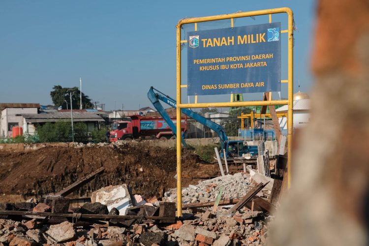 Normalisasi Kali Ciliwung. (Dok: Diskominfotik DKI)