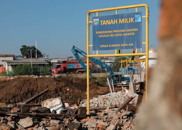 Normalisasi Kali Ciliwung. (Dok: Diskominfotik DKI)