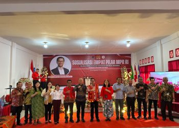 Marinus Gea sosilisasi Empat Pilar MPR RI di UNIAS
