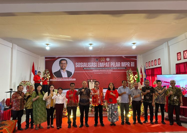 Marinus Gea sosilisasi Empat Pilar MPR RI di UNIAS