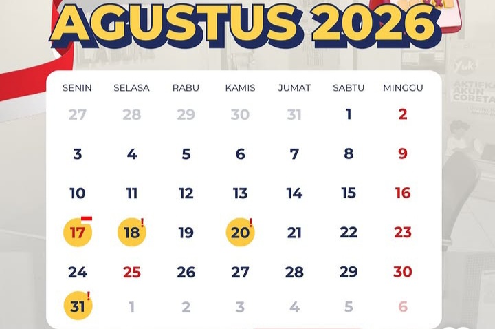 Kalender 17 Agustus (Instagram @pajak.labuha)