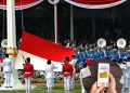 Momen upacara 17 Agustus saat HUT ke 80 RI di Istana (Instagram @jakarta.insider)