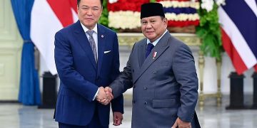 Presiden Prabowo Subianto dan PM Thailand saat pertemuan bilateral pada Senin 3 Agustus 2026 di Istana Merdeka (Instagram @sekretariat.kabinet)