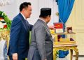 Presiden Prabowo Subianto dapat tanda kehormatan dari PM Thailand (Instagram @sekretariat.kabinet)