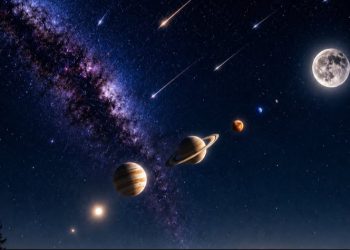 Ilustrasi fenomena astronomi gerhana (Instagram @folkfiles)