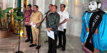 Gubernur DKI Jakarta Pramono Anung terima tamu Gubernur Bali I Wayan Koster di Balai Kota (Instagram @pramonoanungw)