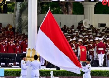 Upacara 17 Agustus di Istana Merdeka (Instagram @wantimpres.ri)