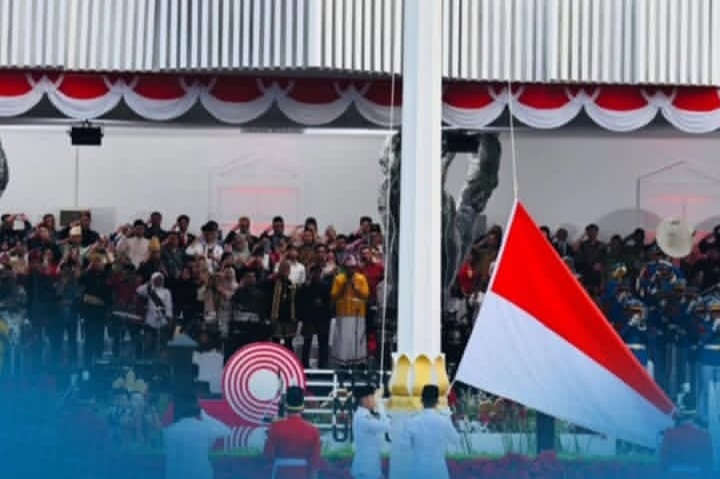 Upacara 17 Agustus di Istana Merdeka, Jakarta (Instagram @indonesia.go.id)