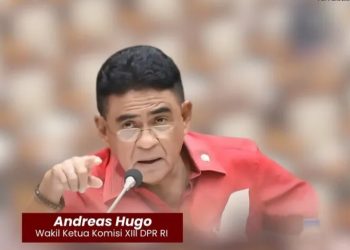 Ketua DPP PDI Perjuangan, Andreas Hugo Pareira bicara soal elektabilitas Presiden Prabowo Subianto (Instagram @andreaspareira)