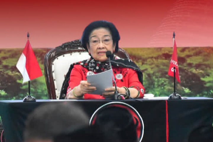 Ketum PDI Perjuangan Megawati Soekarnoputri bicara soal posisi PDI Perjuangan di pemerintahan Prabowo-Gibran (Instagram @pdiperjuangan)